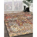 Machine Washable Traditional Sienna Brown Rug in a Family Room, wshtr4461