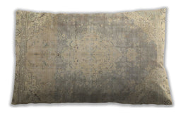 Traditional Classic Rectangular Brown Lumbar Throw Pillow, 13 inch by 19 inch, lbtr4462