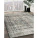 Traditional Sage Green Persian Rug in Family Room, tr4463