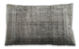 Traditional Classic Rectangular Sage Green Lumbar Throw Pillow, 13 inch by 19 inch, lbtr4463