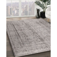 Traditional Granite Gray Persian Rug, tr4465