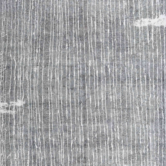 Machine Washable Traditional Grey Gray Rug, wshtr4466