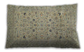 Traditional Classic Rectangular Khaki Green Lumbar Throw Pillow, 13 inch by 19 inch, lbtr446