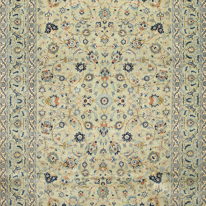 Machine Washable Traditional Khaki Green Rug, wshtr446