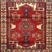 Square Traditional Red Persian Rug, tr4472