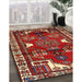 Machine Washable Traditional Tomato Red Rug in a Family Room, wshtr4472