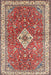 Machine Washable Traditional Red Rug, wshtr4475