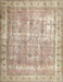 Traditional Orange Salmon Pink Persian Rug, tr4477