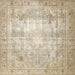 Square Traditional Brown Persian Rug, tr4478