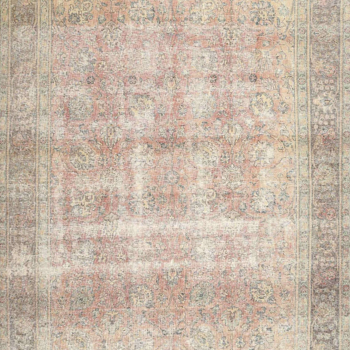 Machine Washable Traditional Camel Brown Rug, wshtr4479