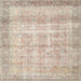 Square Traditional Camel Brown Persian Rug, tr4479