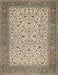 Machine Washable Traditional Brown Rug, wshtr447