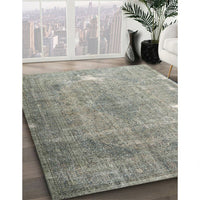 Traditional Sage Green Persian Rug, tr4480