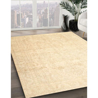 Traditional Golden Blonde Gold Persian Rug, tr4481