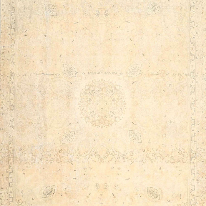 Machine Washable Traditional Gold Rug, wshtr4482