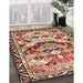 Traditional Sandy Brown Persian Rug in Family Room, tr4484