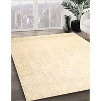 Traditional Khaki Gold Persian Rug, tr4487