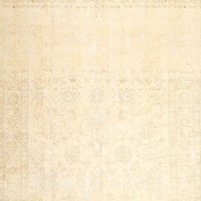 Traditional Khaki Gold Persian Rug, tr4487