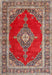 Traditional Camel Brown Medallion Rug, tr4489