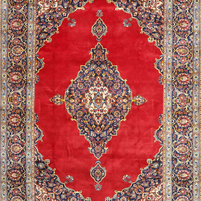 Traditional Camel Brown Medallion Rug, tr4489