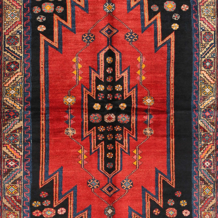 Machine Washable Traditional Brown Rug, wshtr448