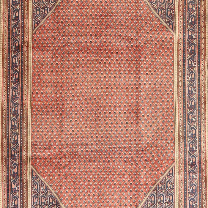 Traditional Tangerine Pink Persian Rug, tr4491
