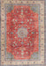 Traditional Tan Brown Medallion Rug, tr4492