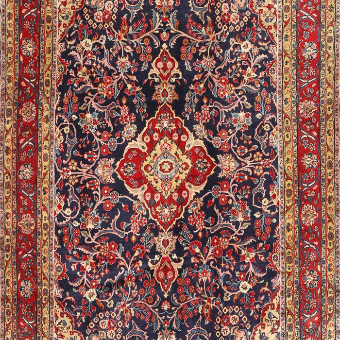 Traditional Saffron Red Persian Rug, tr4494