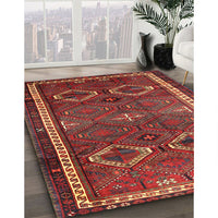 Traditional Gold Brown Persian Rug, tr4495