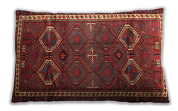 Traditional Classic Rectangular Petra Gold Brown Lumbar Throw Pillow, 13 inch by 19 inch, lbtr4495