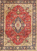 Machine Washable Traditional Sandy Brown Rug, wshtr4498