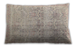 Traditional Classic Rectangular Desert Sand Beige Lumbar Throw Pillow, 13 inch by 19 inch, lbtr4499