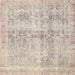 Square Traditional Desert Sand Beige Persian Rug, tr4499