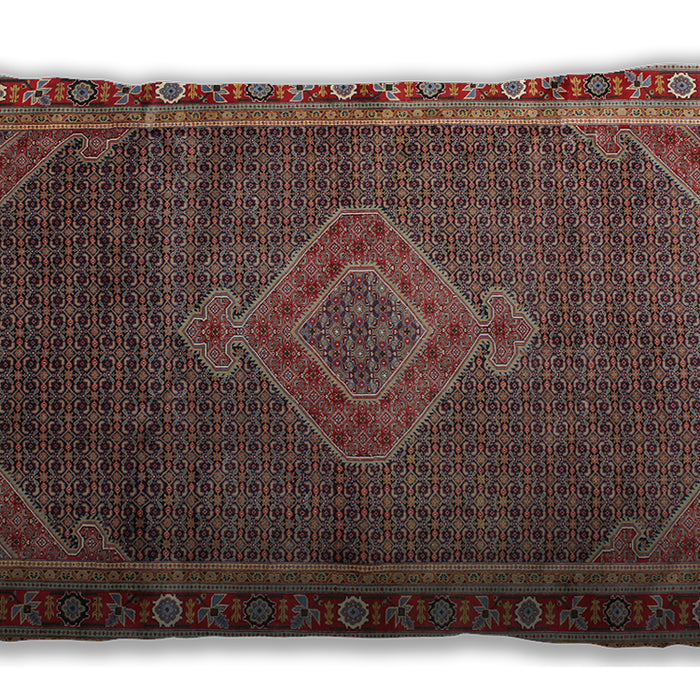 Traditional Classic Rectangular Orange Salmon Pink Lumbar Throw Pillow, 13 inch by 19 inch, lbtr44