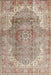 Traditional Dark Gold Brown Medallion Rug, tr4502