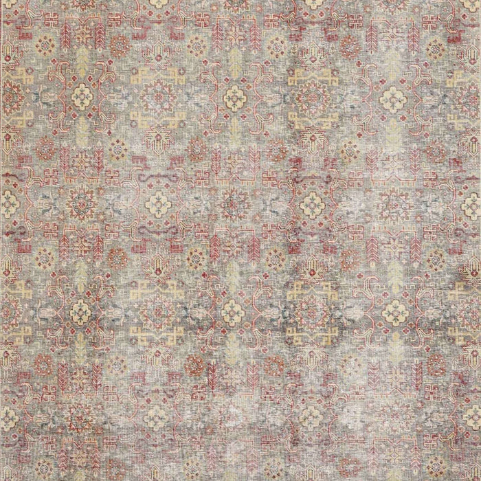 Machine Washable Traditional Tan Brown Rug, wshtr4503
