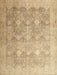 Machine Washable Traditional Bronze Brown Rug, wshtr4507