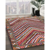 Traditional Brown Red Persian Rug, tr4508