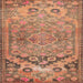 Square Traditional Mango Orange Persian Rug, tr4509