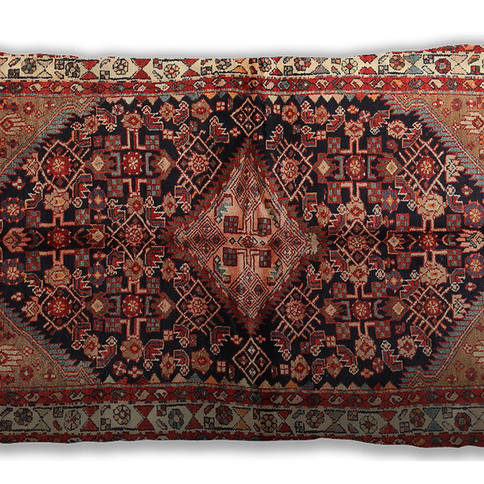 Traditional Classic Rectangular Tomato Red Lumbar Throw Pillow, 13 inch by 19 inch, lbtr450