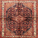 Square Traditional Red Persian Rug, tr450