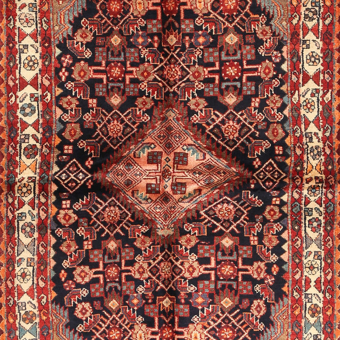 Machine Washable Traditional Tomato Red Rug, wshtr450