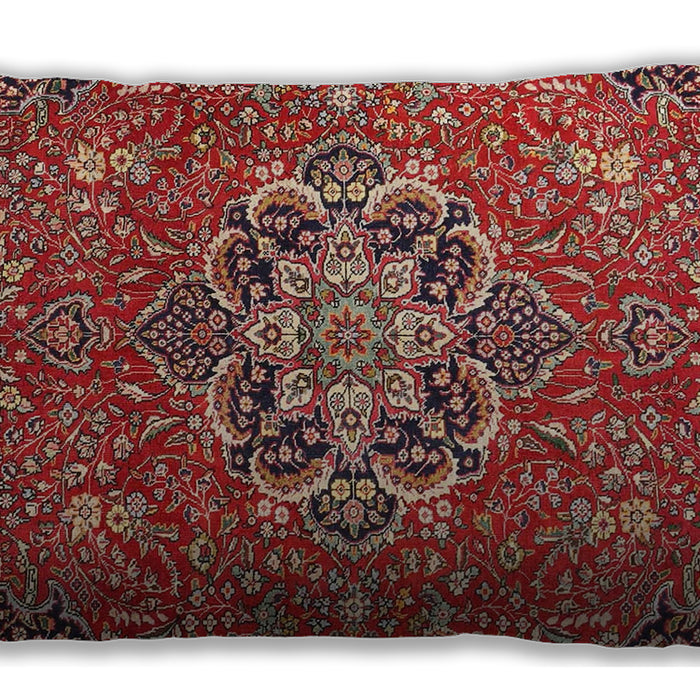 Traditional Classic Rectangular Light Copper Gold Lumbar Throw Pillow, 13 inch by 19 inch, lbtr4510