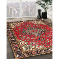 Traditional Red Medallion Rug, tr4511