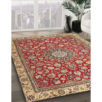 Traditional Red Medallion Rug, tr4513