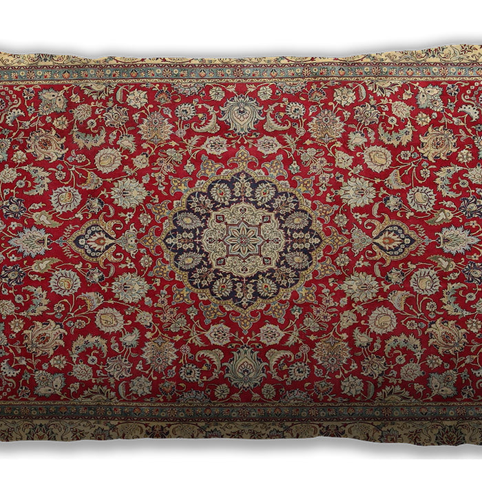 Traditional Classic Rectangular Red Lumbar Throw Pillow, 13 inch by 19 inch, lbtr4513