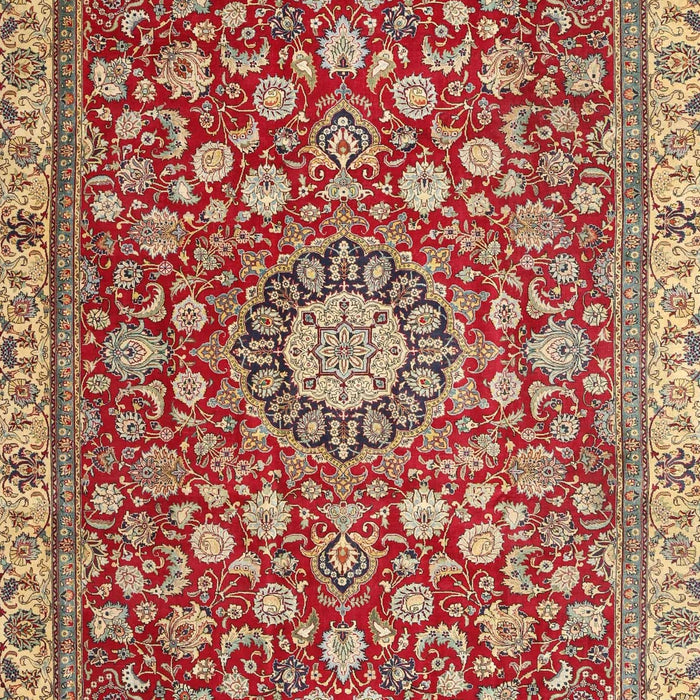 Machine Washable Traditional Red Rug, wshtr4513