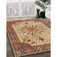 Traditional Brown Red Persian Rug, tr4514