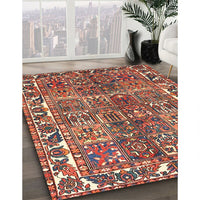 Traditional Light Copper Gold Persian Rug, tr4516