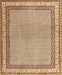 Machine Washable Traditional Sienna Brown Rug, wshtr4518